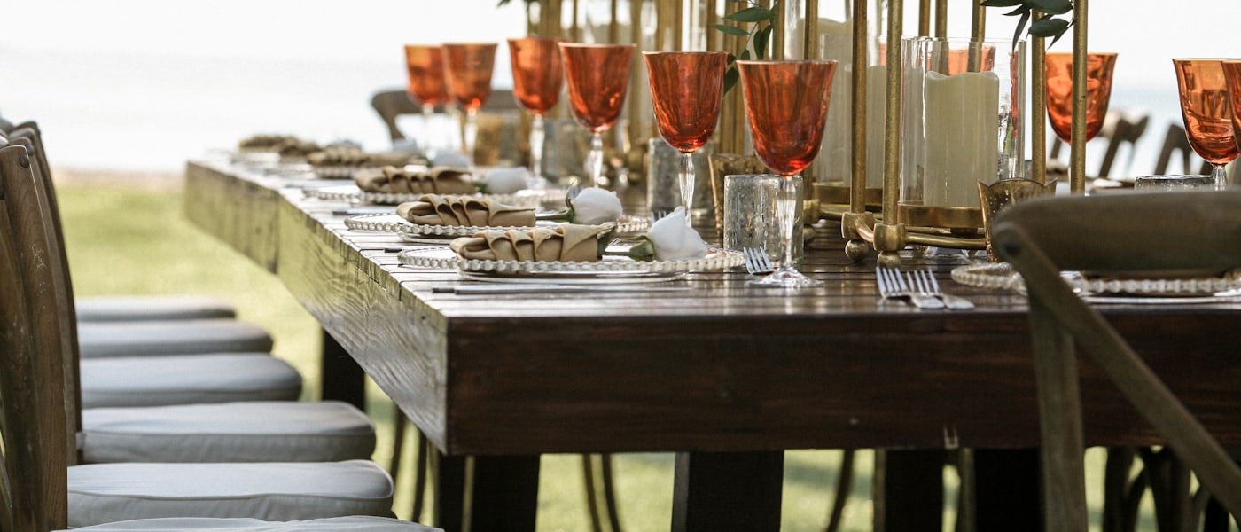 Scénographie et art de la table d'une réception de prestige à Marrakech
